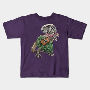 "Ukusaurus" - T-Rex Inventions Kids T-Shirt